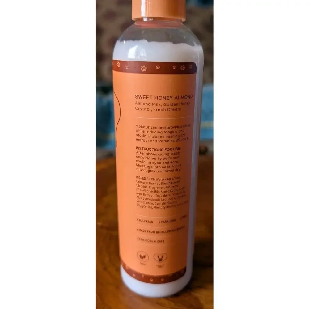 ALL NEW Purrfect Paws CONDITIONER 8 oz Sweet Honey Almond Bath & Body Works